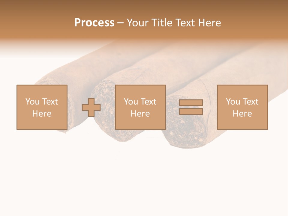 Cigarette Cuba Burning PowerPoint Template