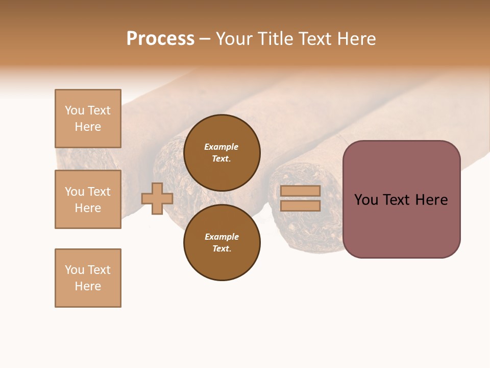 Cigarette Cuba Burning PowerPoint Template
