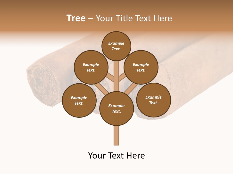 Cigarette Cuba Burning PowerPoint Template