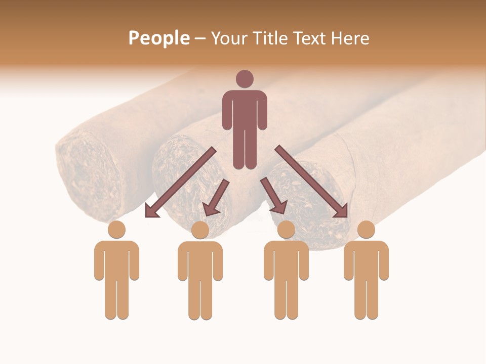 Cigarette Cuba Burning PowerPoint Template
