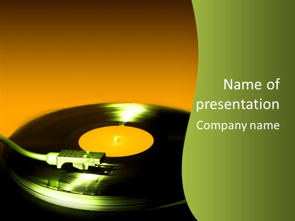 Play Acoustic Tune PowerPoint Template
