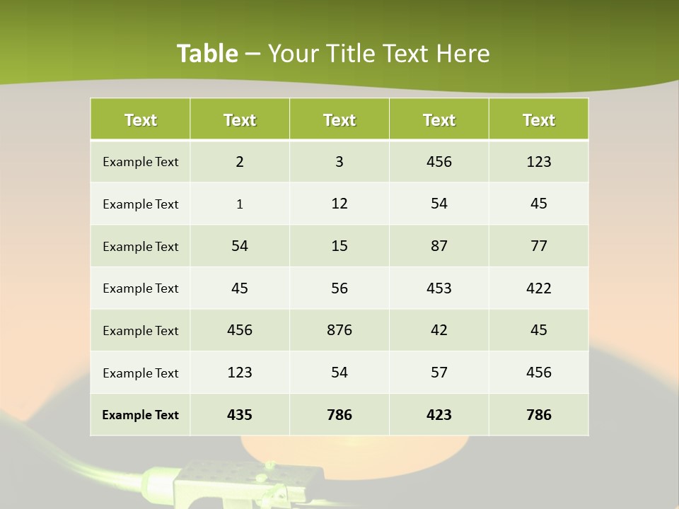 Play Acoustic Tune PowerPoint Template