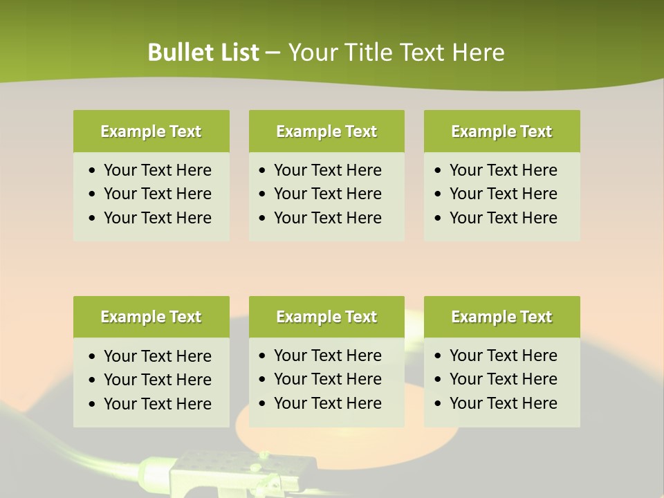 Play Acoustic Tune PowerPoint Template