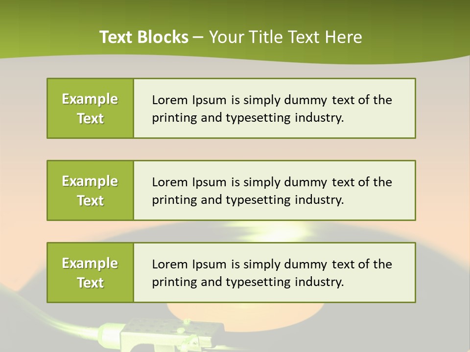 Play Acoustic Tune PowerPoint Template