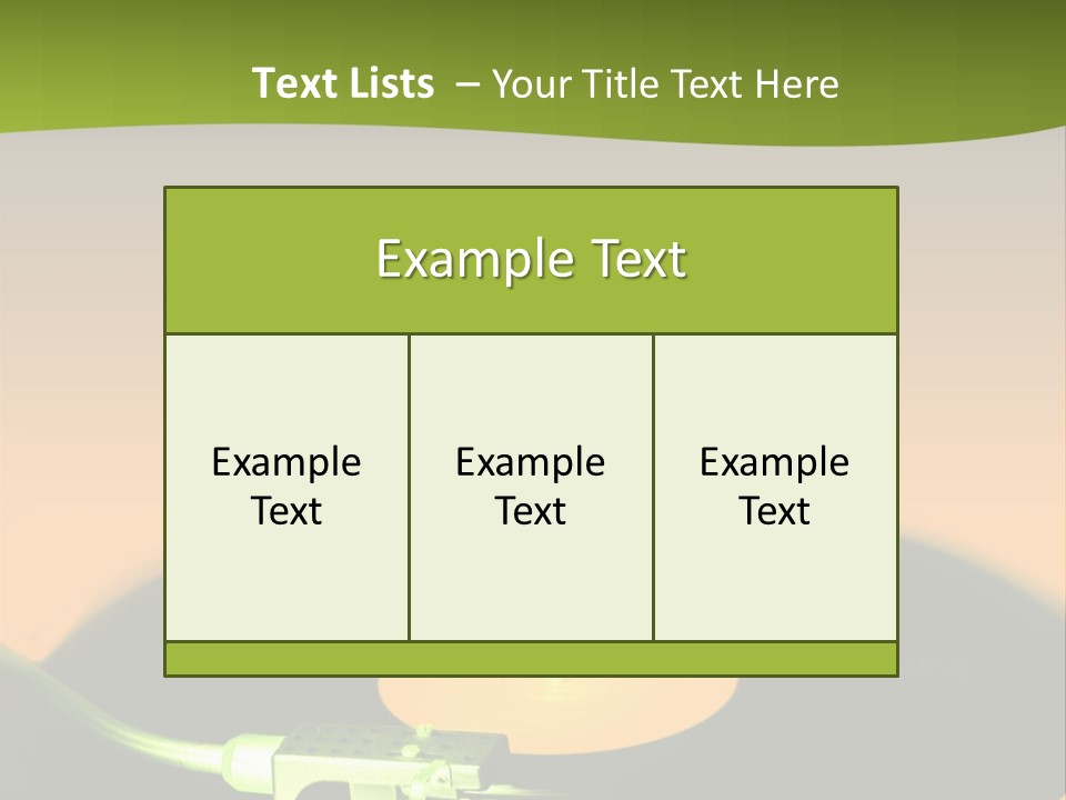 Play Acoustic Tune PowerPoint Template
