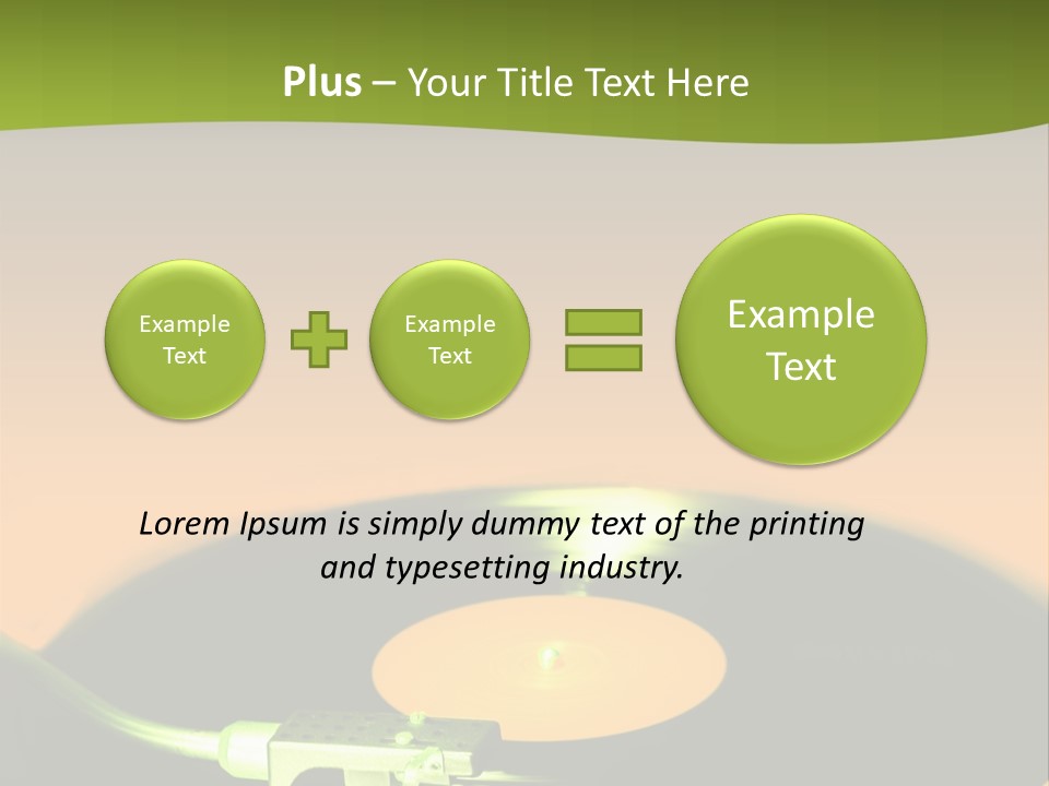 Play Acoustic Tune PowerPoint Template