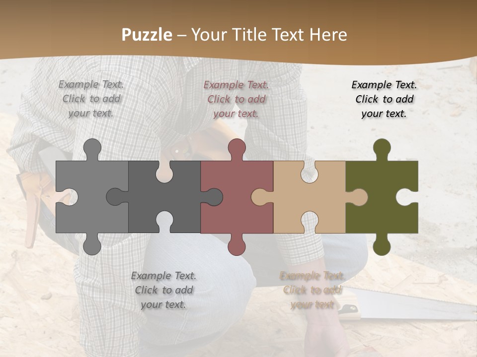 Jeans Work Unionized PowerPoint Template