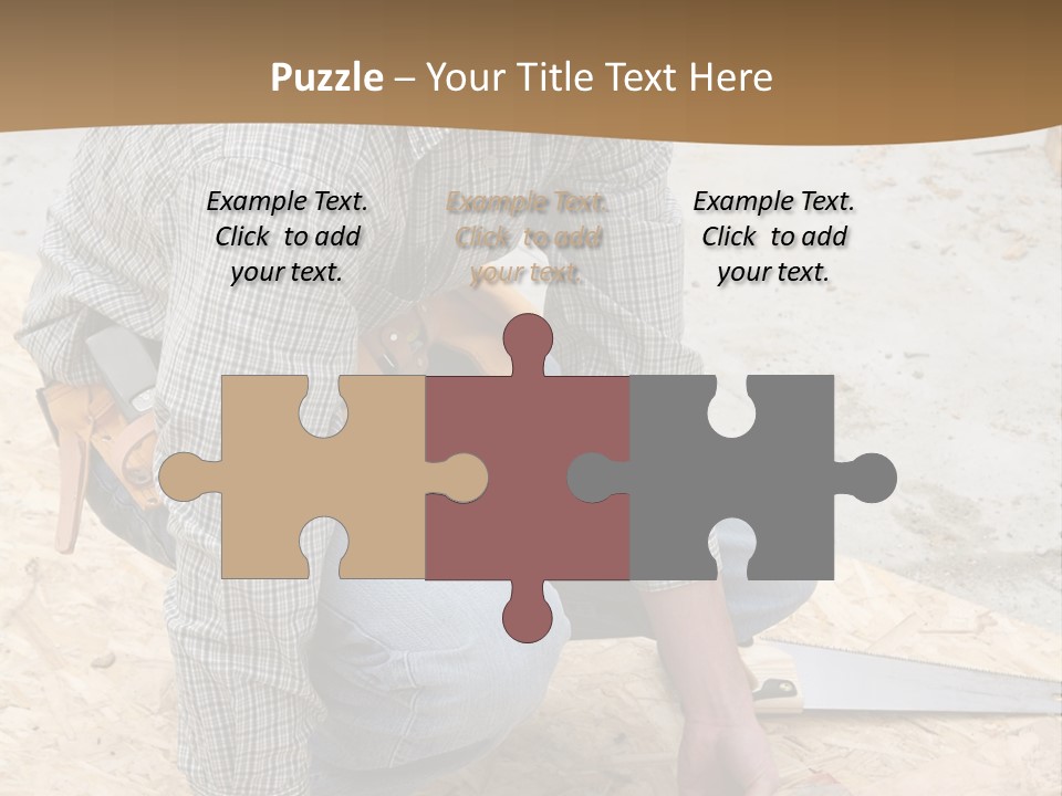 Jeans Work Unionized PowerPoint Template