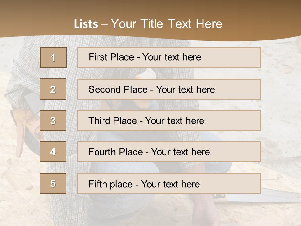 Jeans Work Unionized PowerPoint Template
