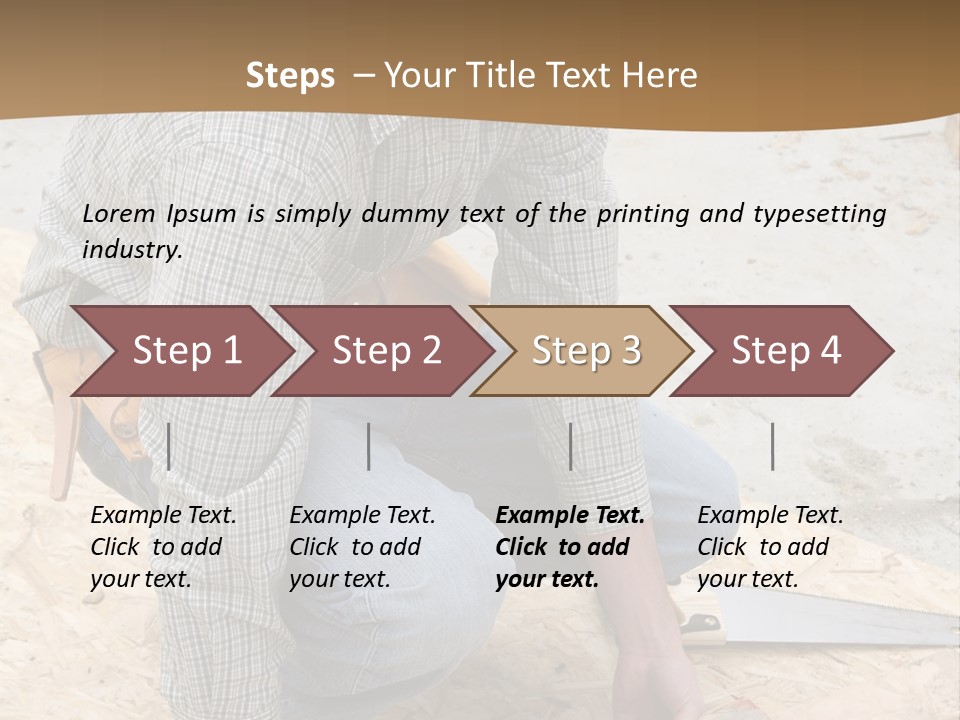 Jeans Work Unionized PowerPoint Template