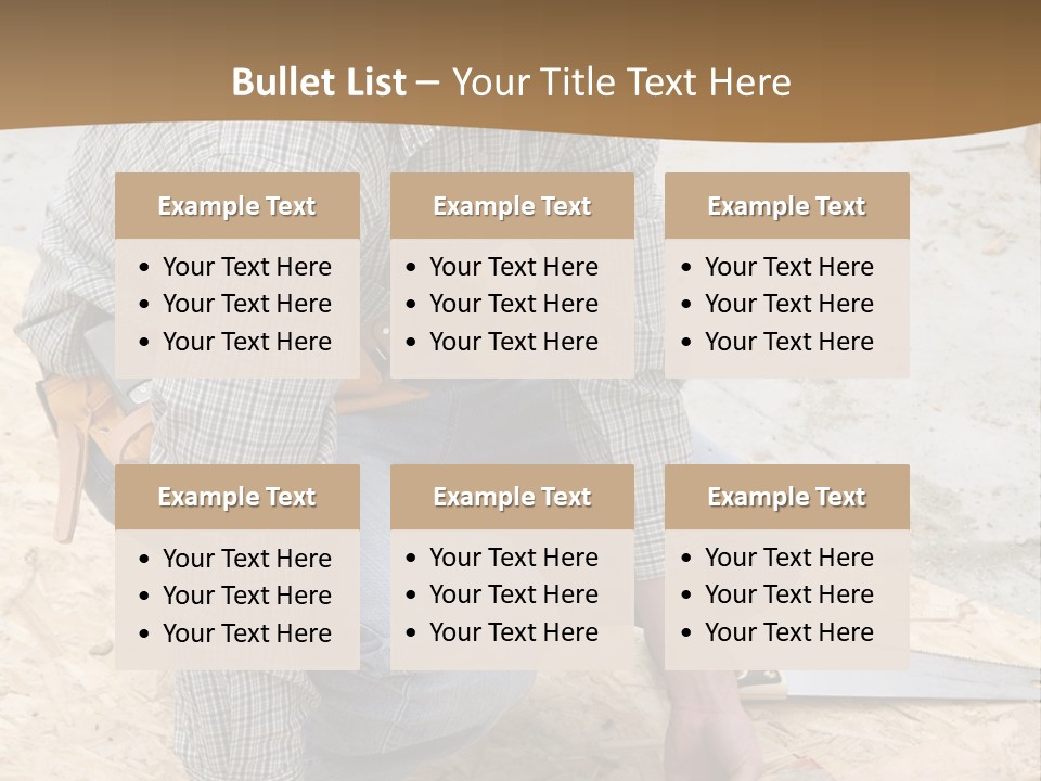 Jeans Work Unionized PowerPoint Template