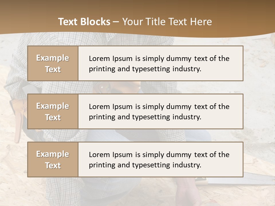 Jeans Work Unionized PowerPoint Template