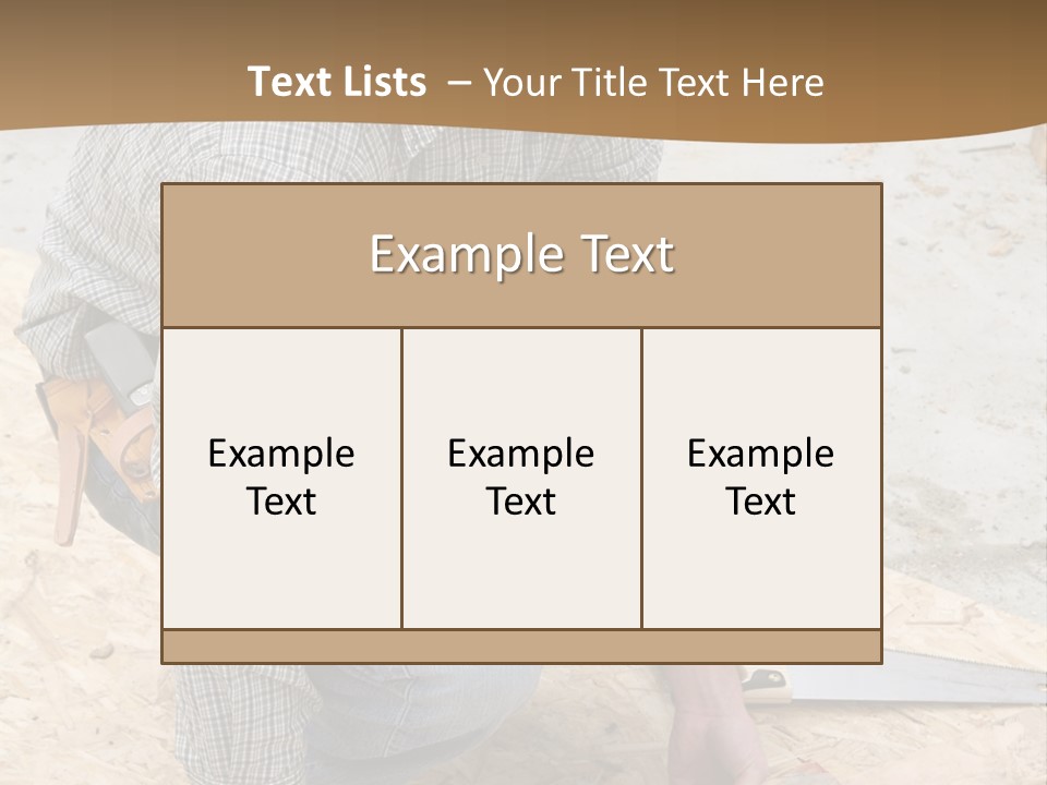 Jeans Work Unionized PowerPoint Template