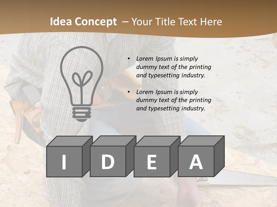 Jeans Work Unionized PowerPoint Template