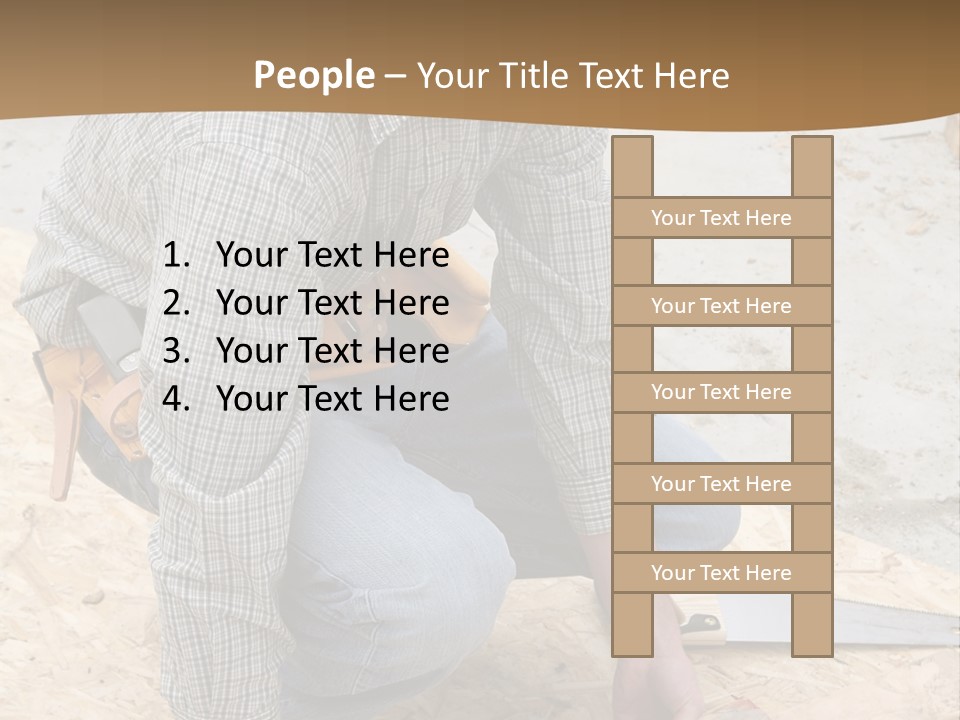 Jeans Work Unionized PowerPoint Template