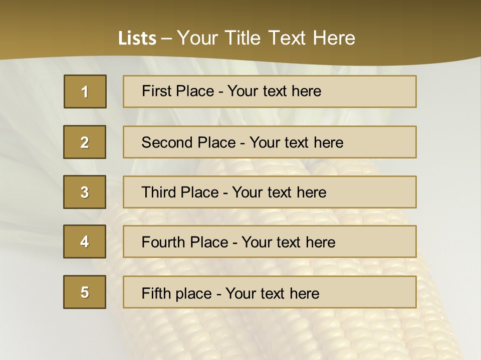 Cereal Yellow Fit PowerPoint Template