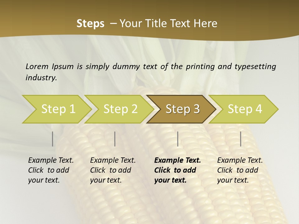 Cereal Yellow Fit PowerPoint Template