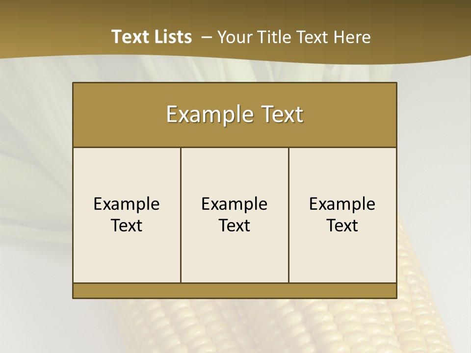 Cereal Yellow Fit PowerPoint Template