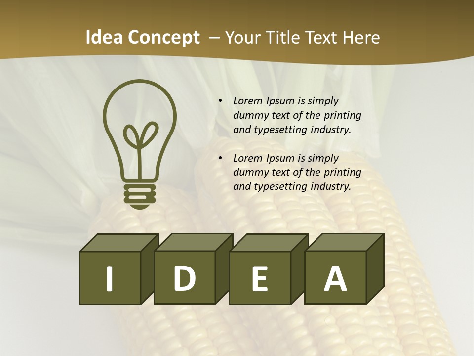 Cereal Yellow Fit PowerPoint Template