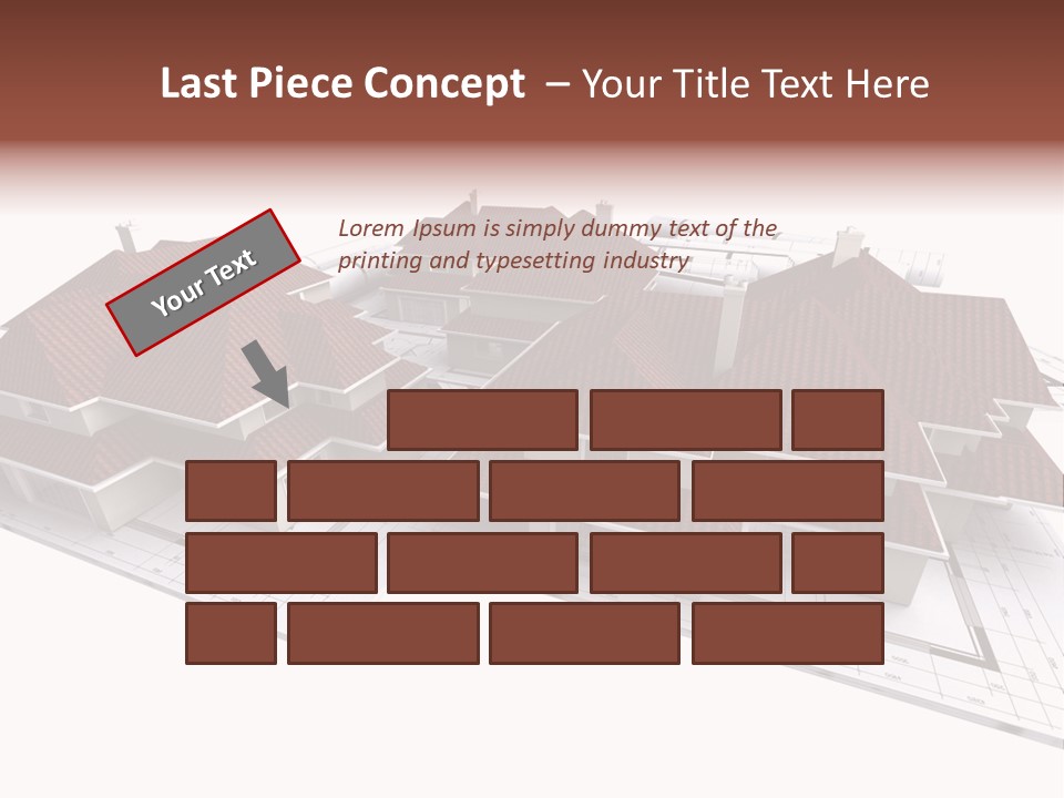 Roof Dwelling Chalet PowerPoint Template