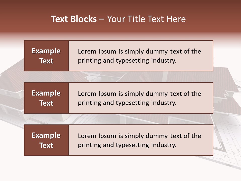 Roof Dwelling Chalet PowerPoint Template