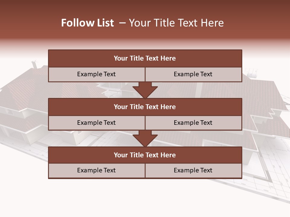 Roof Dwelling Chalet PowerPoint Template