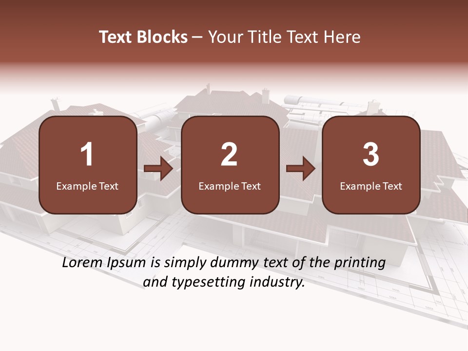Roof Dwelling Chalet PowerPoint Template