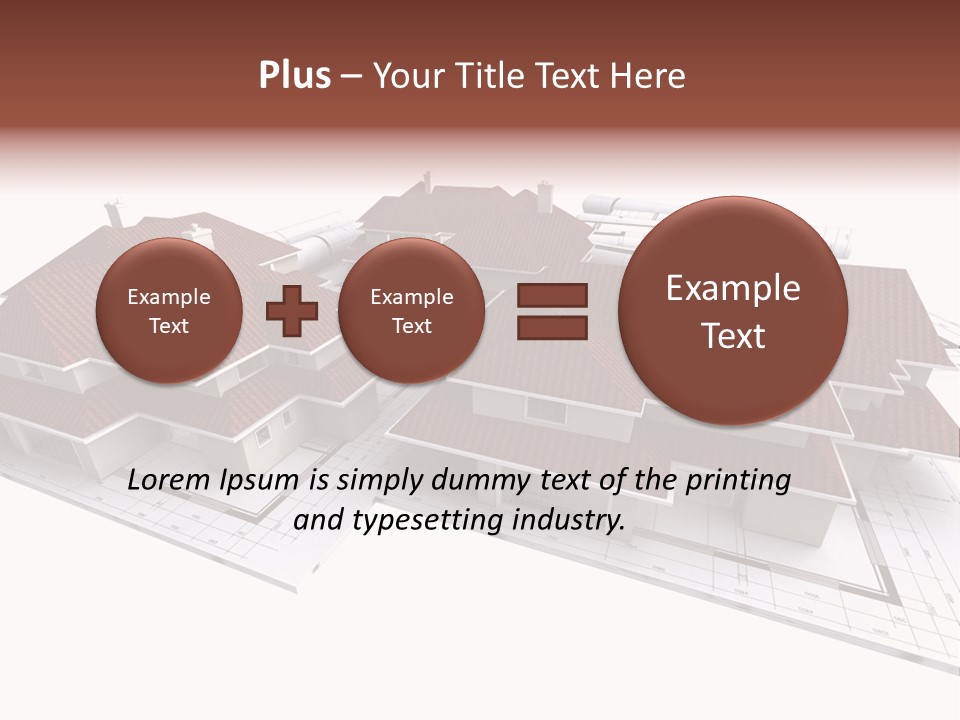 Roof Dwelling Chalet PowerPoint Template