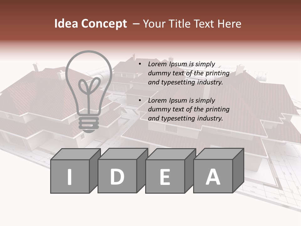 Roof Dwelling Chalet PowerPoint Template