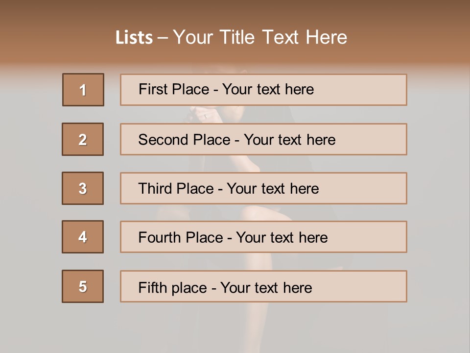 Suitcase Suspense Girl PowerPoint Template