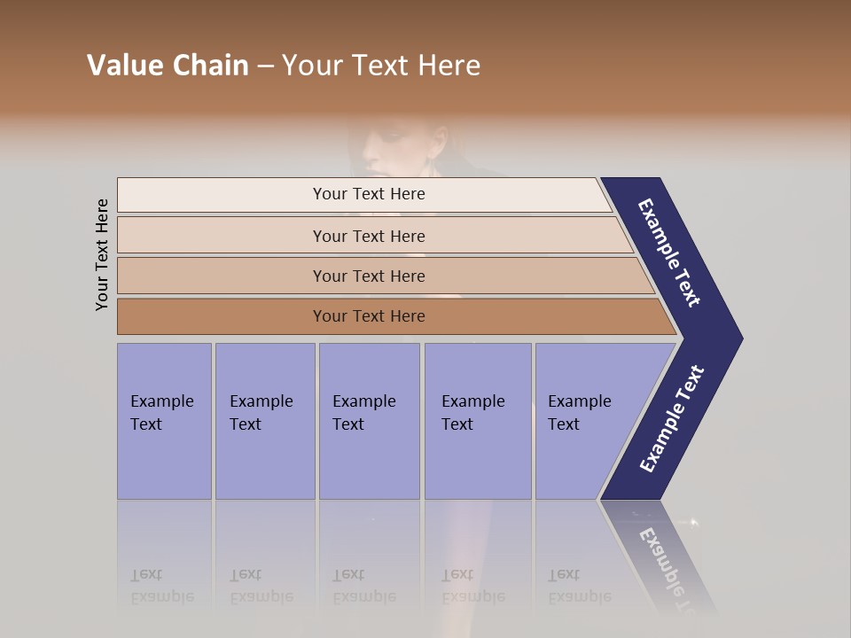 Suitcase Suspense Girl PowerPoint Template