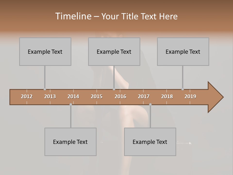 Suitcase Suspense Girl PowerPoint Template