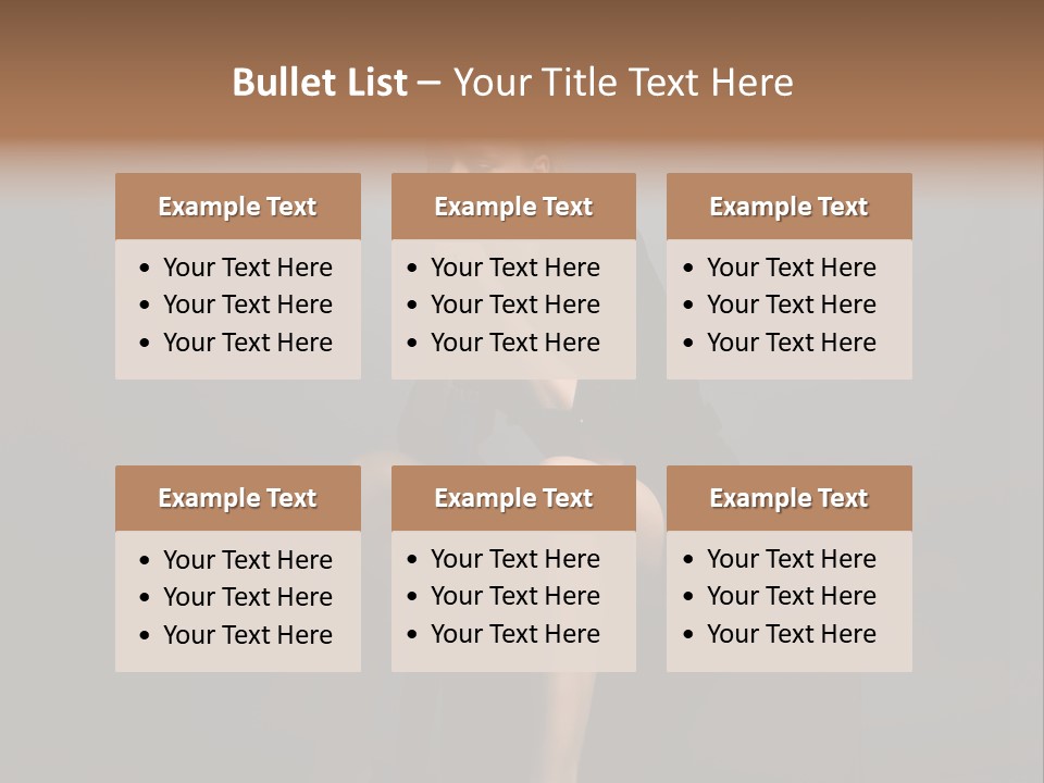 Suitcase Suspense Girl PowerPoint Template