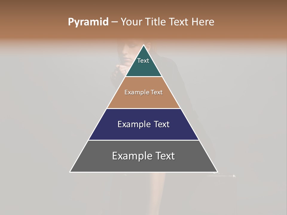 Suitcase Suspense Girl PowerPoint Template