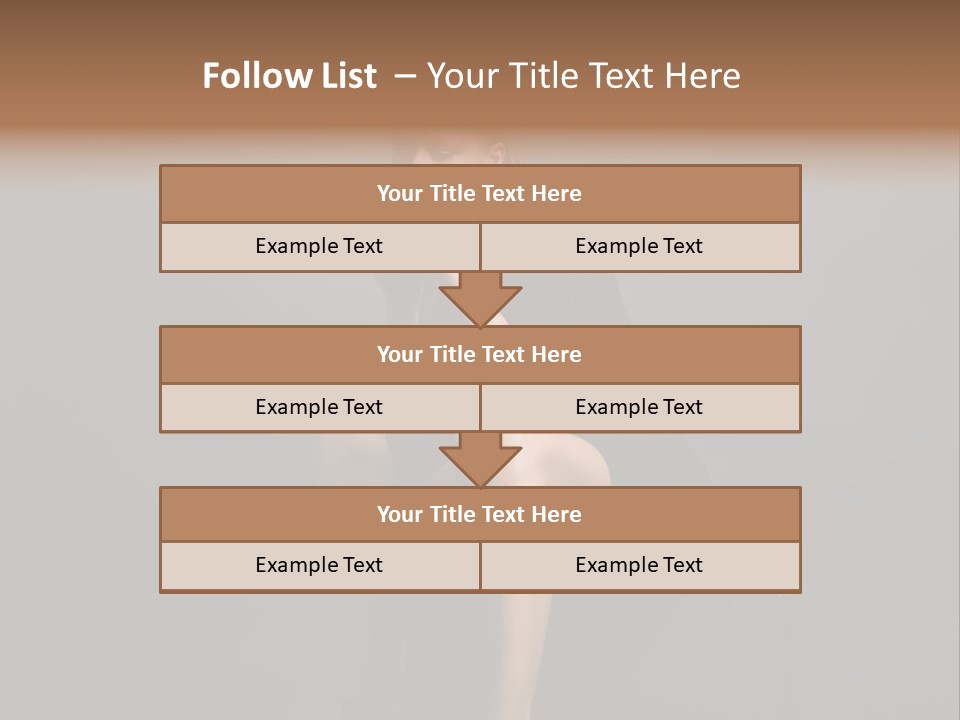 Suitcase Suspense Girl PowerPoint Template