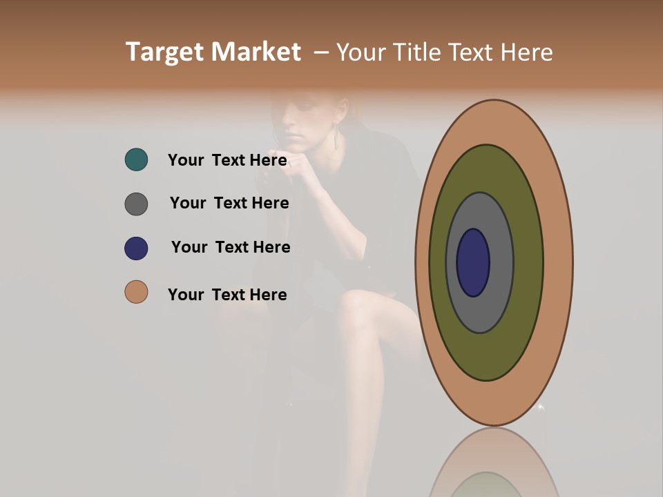 Suitcase Suspense Girl PowerPoint Template