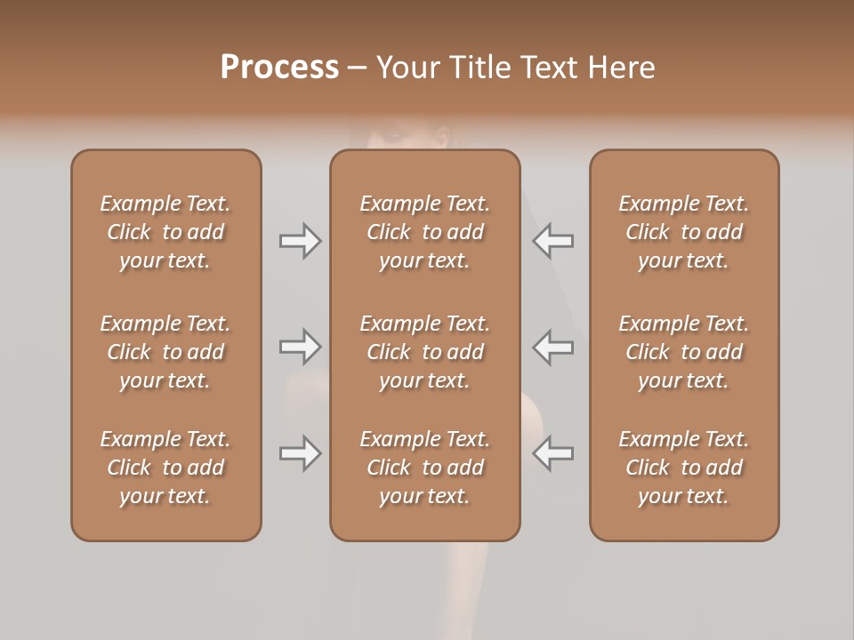 Suitcase Suspense Girl PowerPoint Template