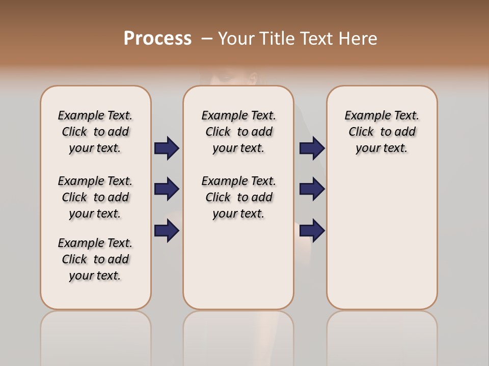 Suitcase Suspense Girl PowerPoint Template