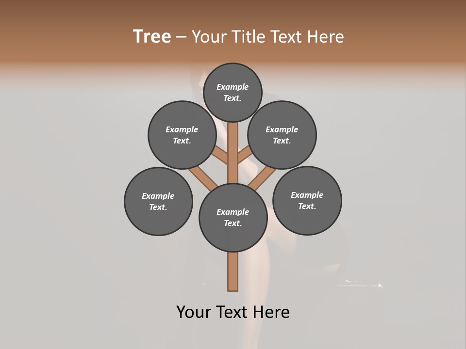 Suitcase Suspense Girl PowerPoint Template