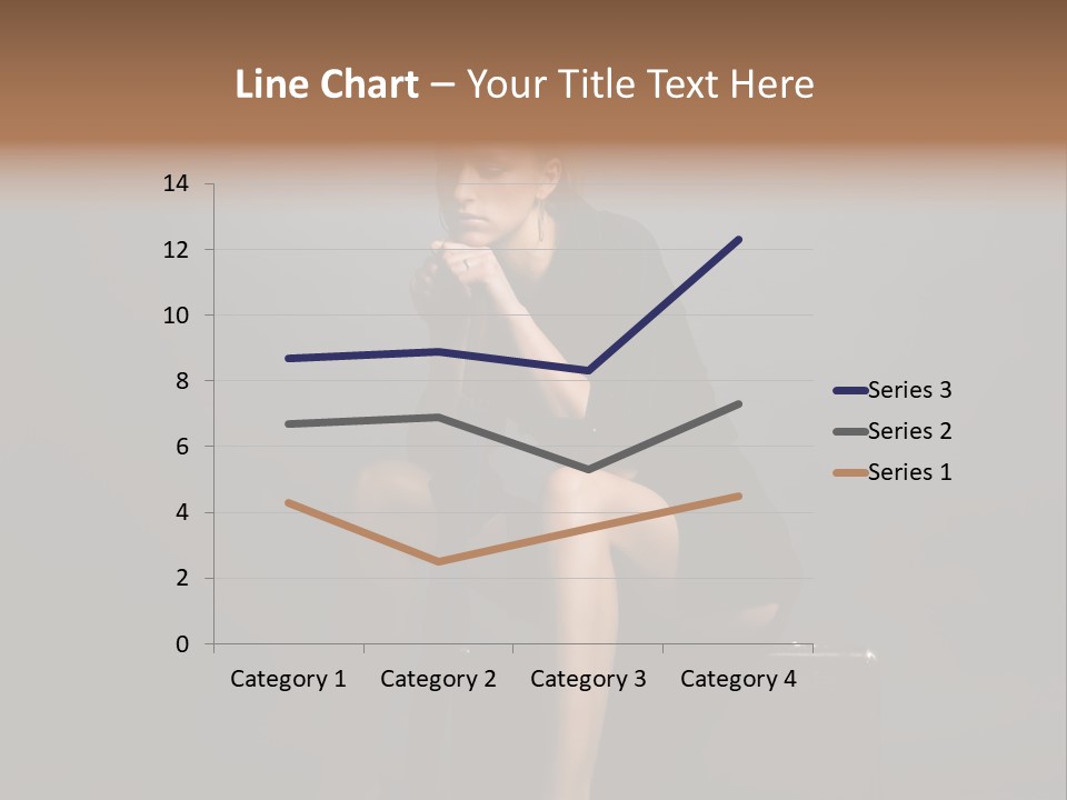 Suitcase Suspense Girl PowerPoint Template