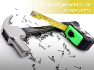 Build Tool Equipment PowerPoint Template