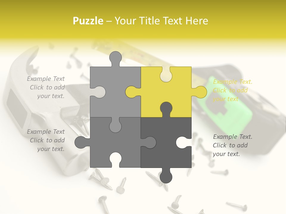 Build Tool Equipment PowerPoint Template