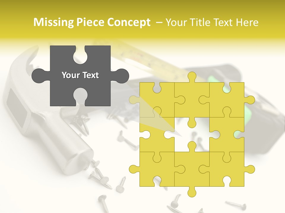 Build Tool Equipment PowerPoint Template