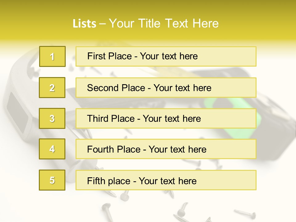 Build Tool Equipment PowerPoint Template