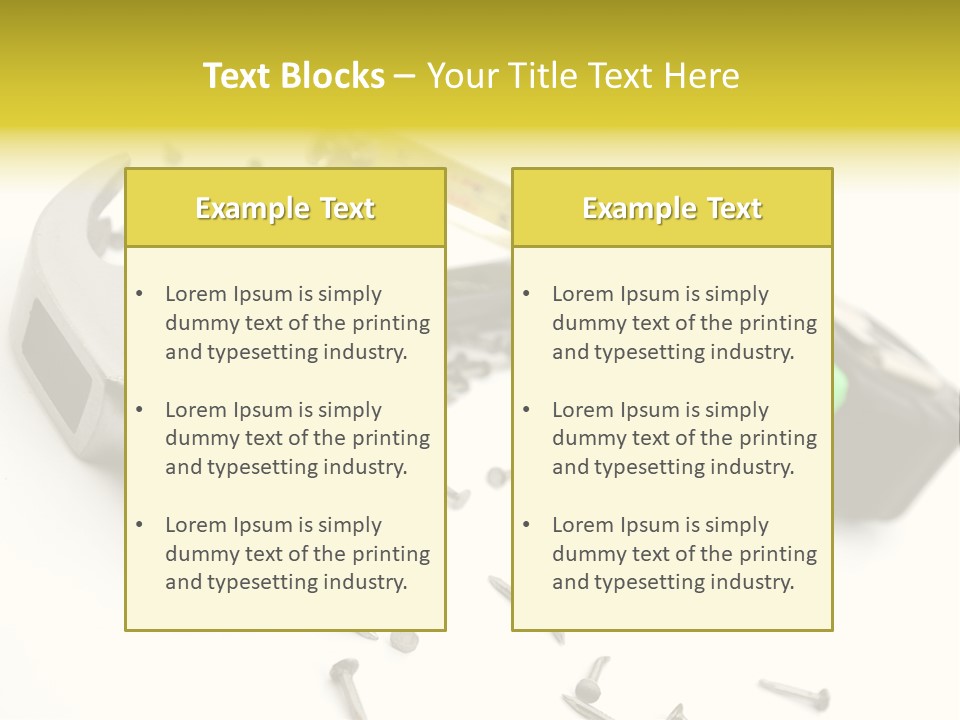 Build Tool Equipment PowerPoint Template
