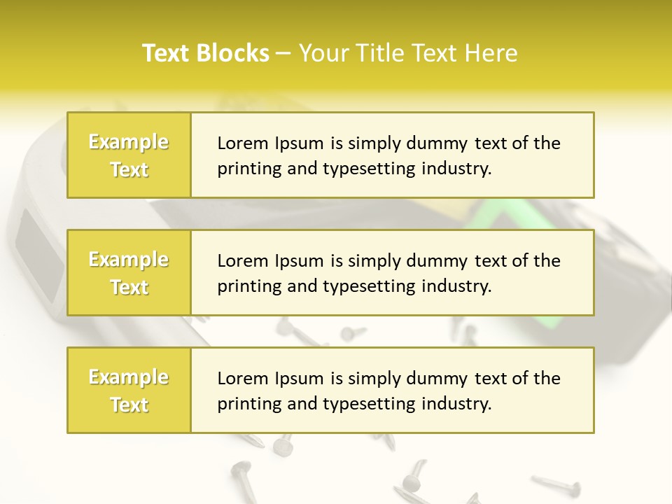 Build Tool Equipment PowerPoint Template