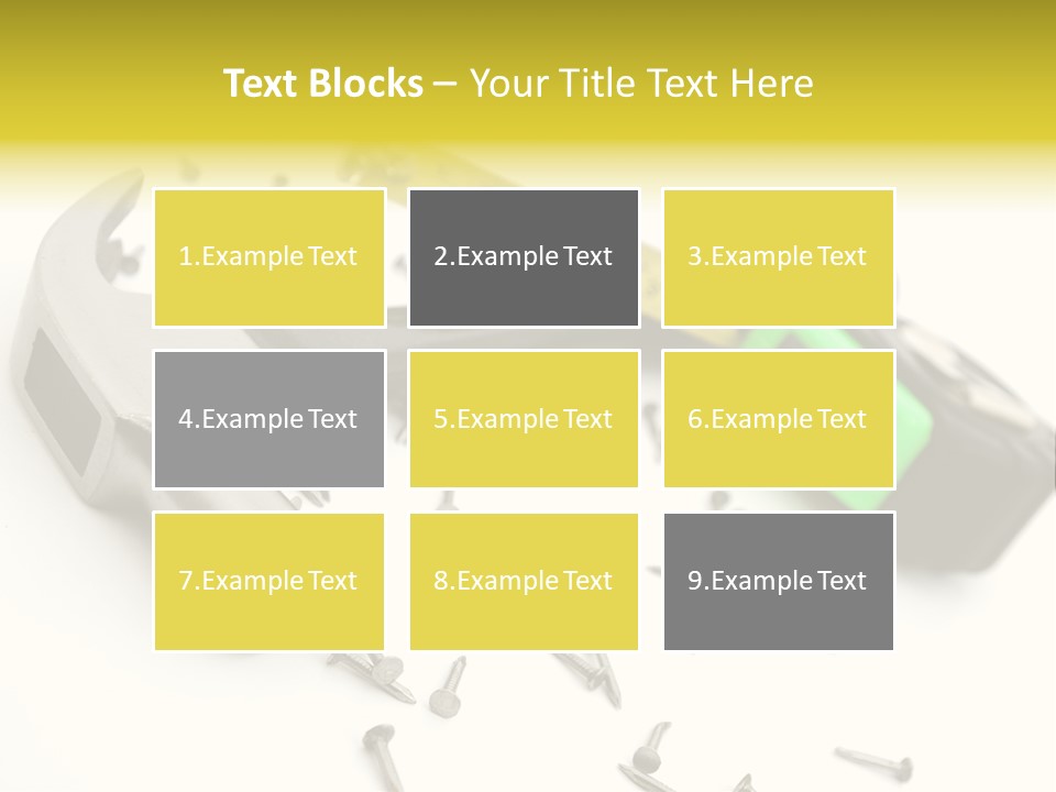 Build Tool Equipment PowerPoint Template
