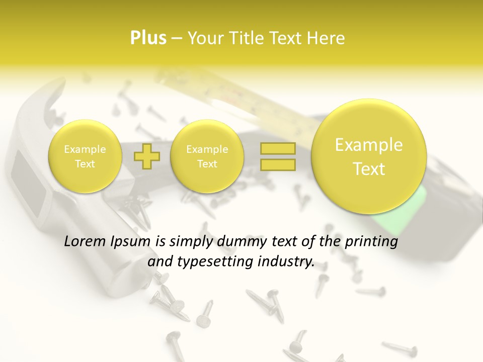Build Tool Equipment PowerPoint Template