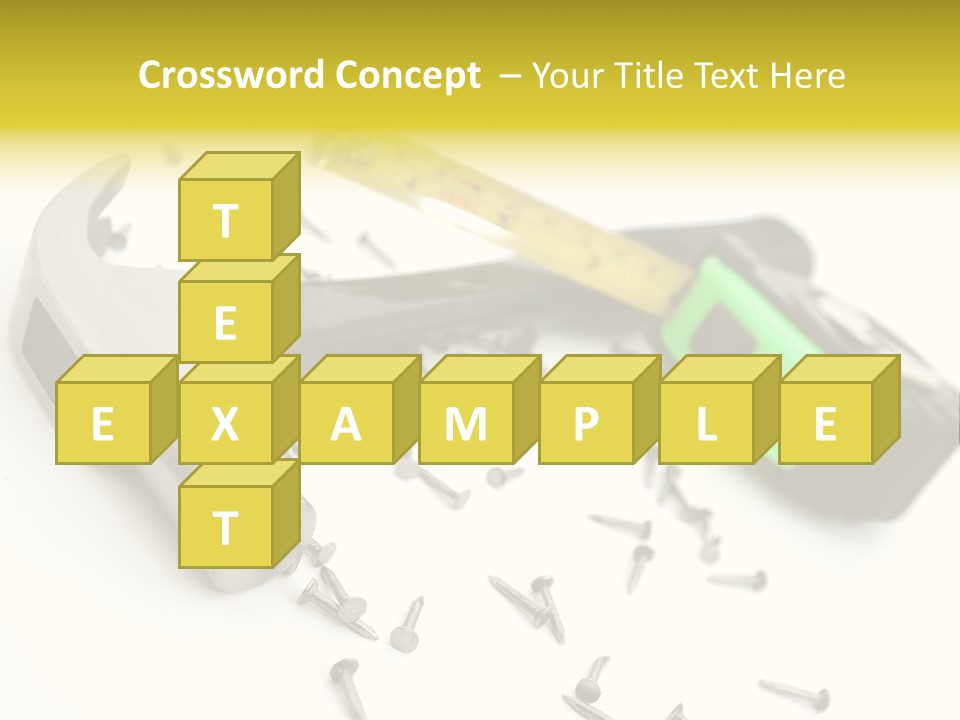 Build Tool Equipment PowerPoint Template