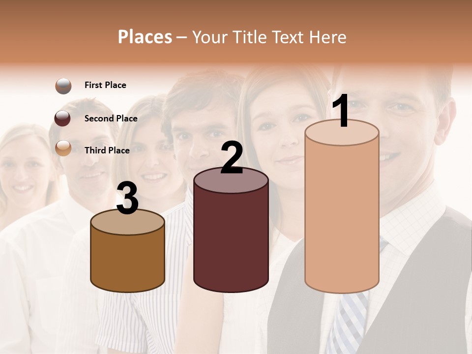 Team Corporate Businessmen PowerPoint Template